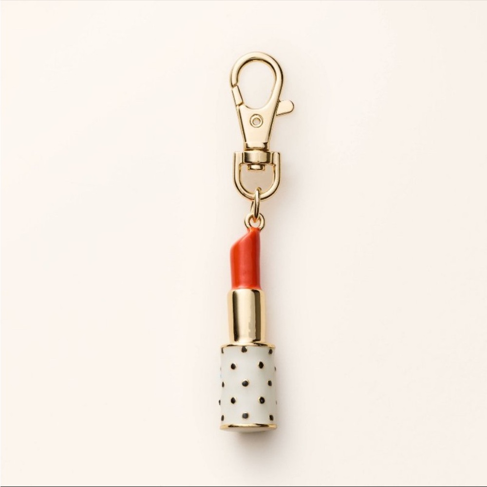 Kate Spade NY X Target Lipstick Bag Charm Keychain